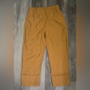 Zara Mustard Ankle Pants